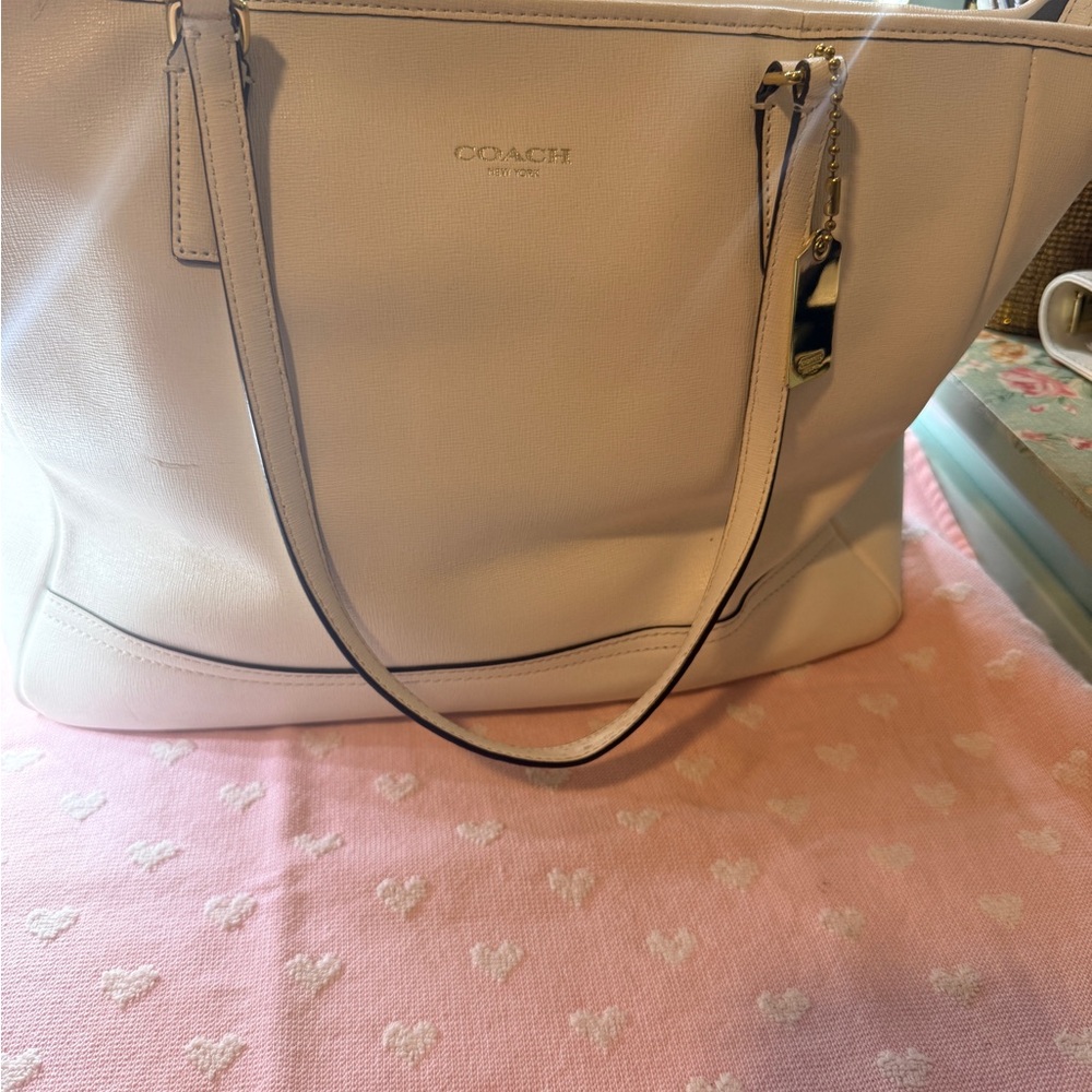 Coach Women's Light Pink Tote Bag